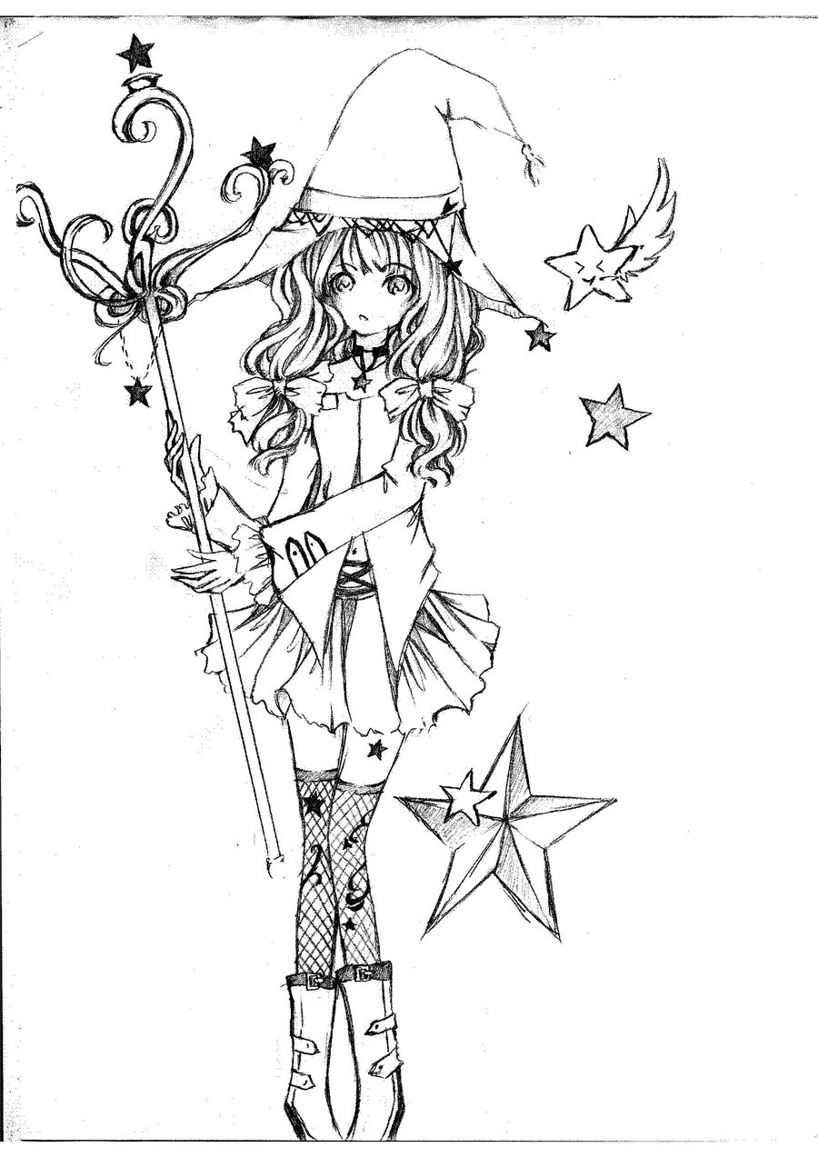 900x1273 Star Wizard By Piggy Rain