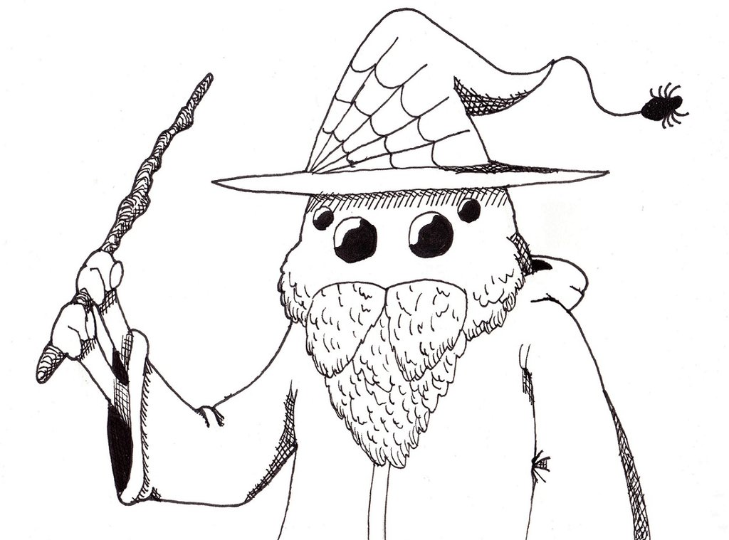 1024x759 Inktober 2015 Day 16 Spider Wizard By Huskyplatypus