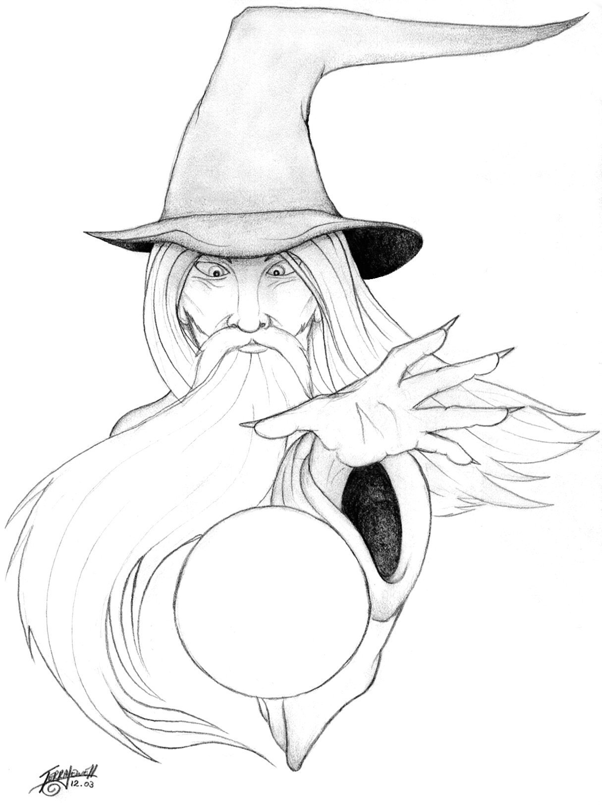 1215x1630 Wizard Tattoo Design By Astasia