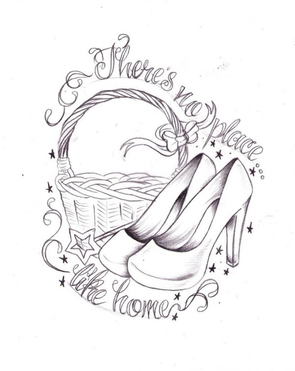 600x754 There's No Place Like Home Wizard Of Oz Flash Misc.