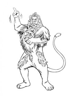 236x320 Cowardly Lion Drawing Wizard Of Oz By Billyboyuk