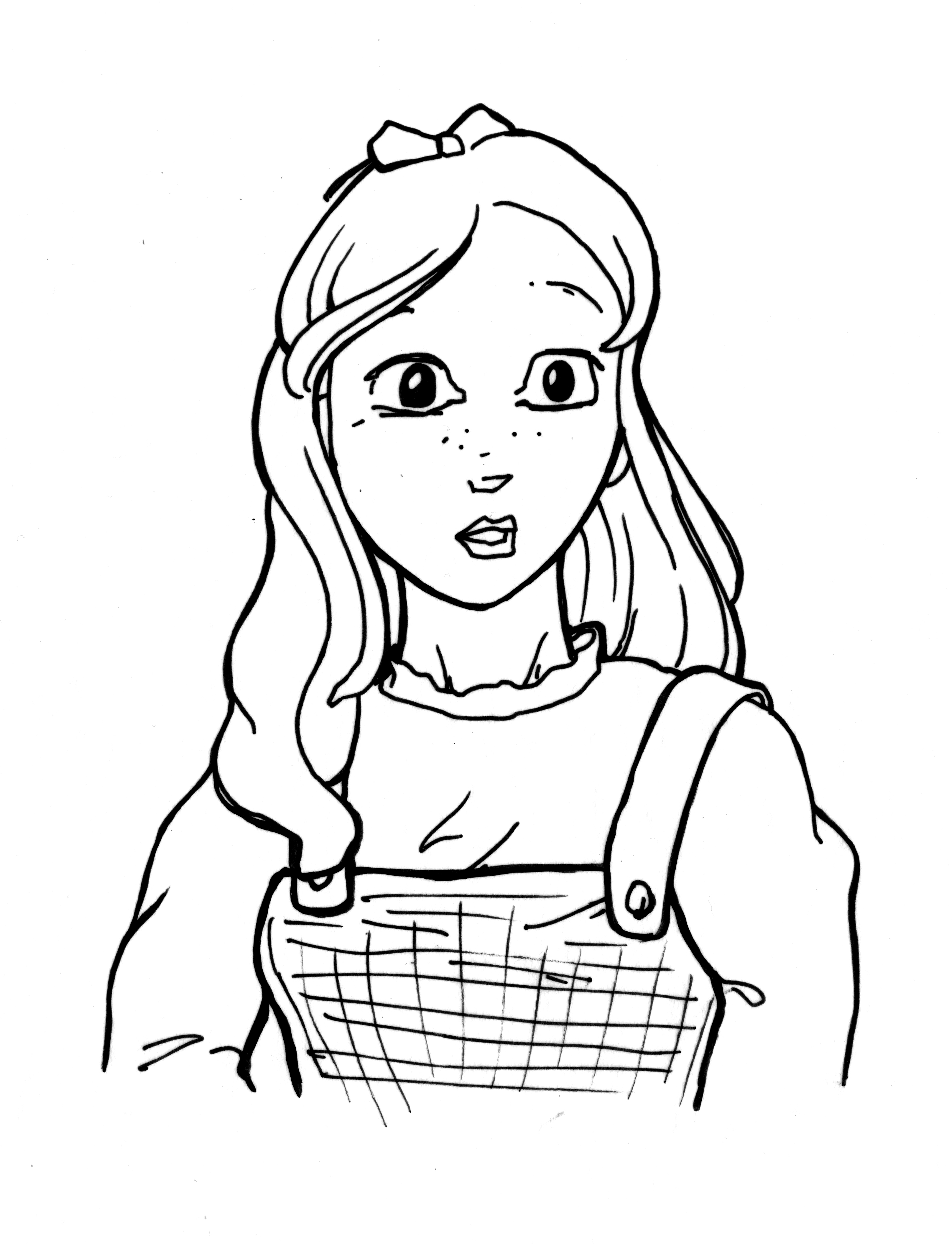 3229x4218 Dorothy Wizard Of Oz Coloring Pages