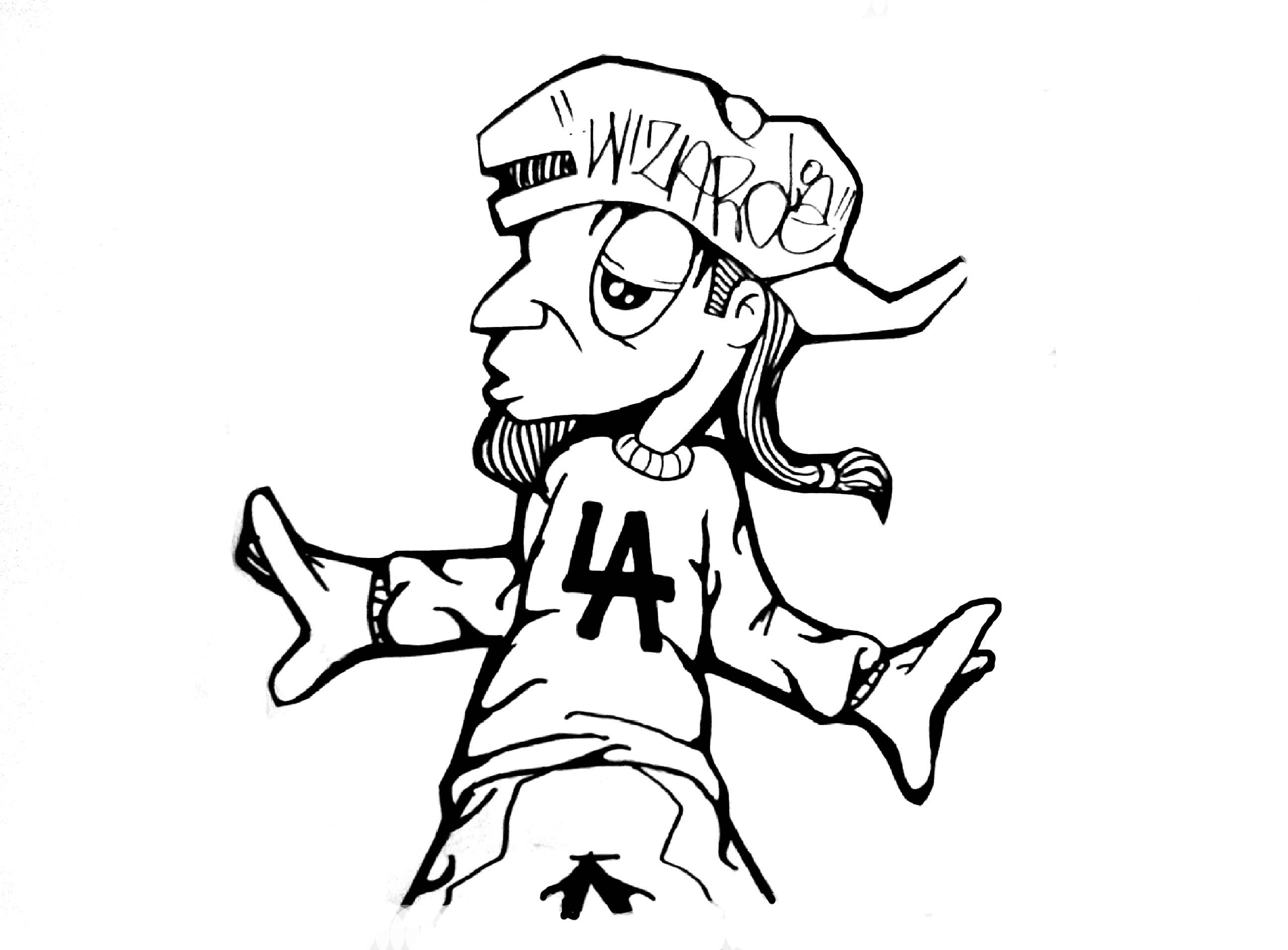 2592x1912 Mr Wizards Drawing Graffiti Character Music From Freestyle Project
