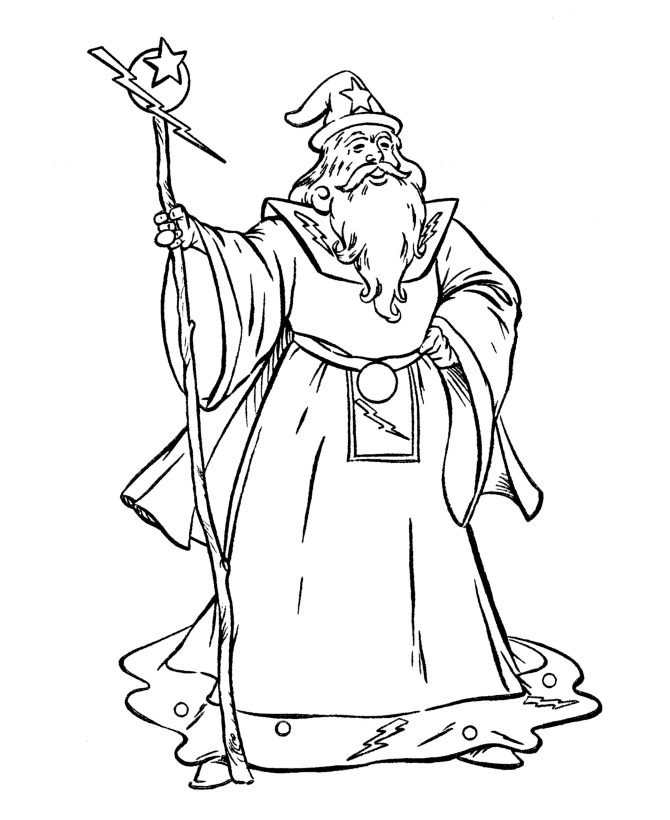 670x820 Sorcerer Coloring Pages This Fantasy And Medieval Coloring Page