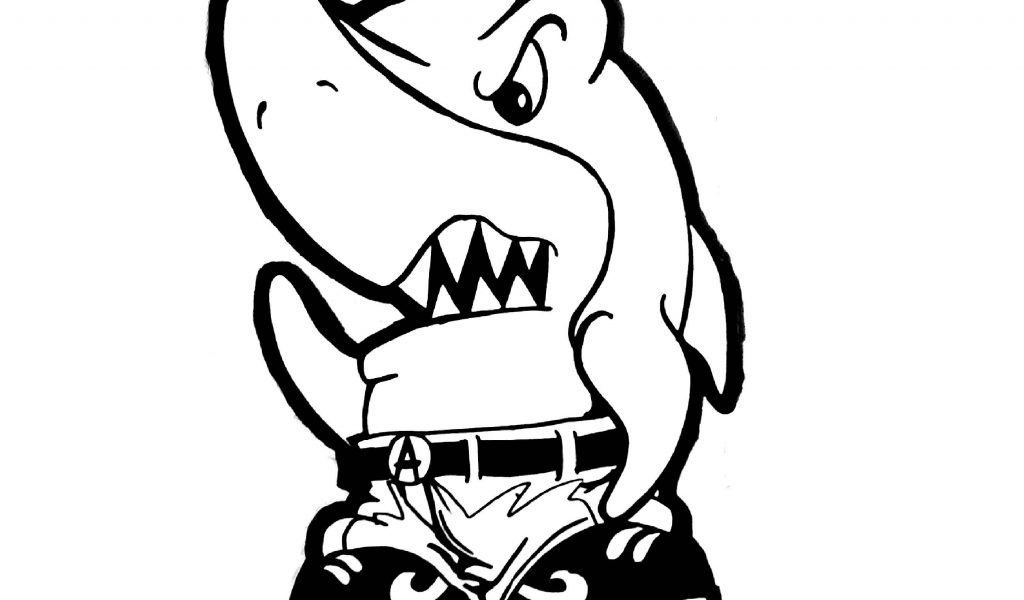 1024x600 Drawing Graffiti Characters Wizard How To Draw A Shark Character