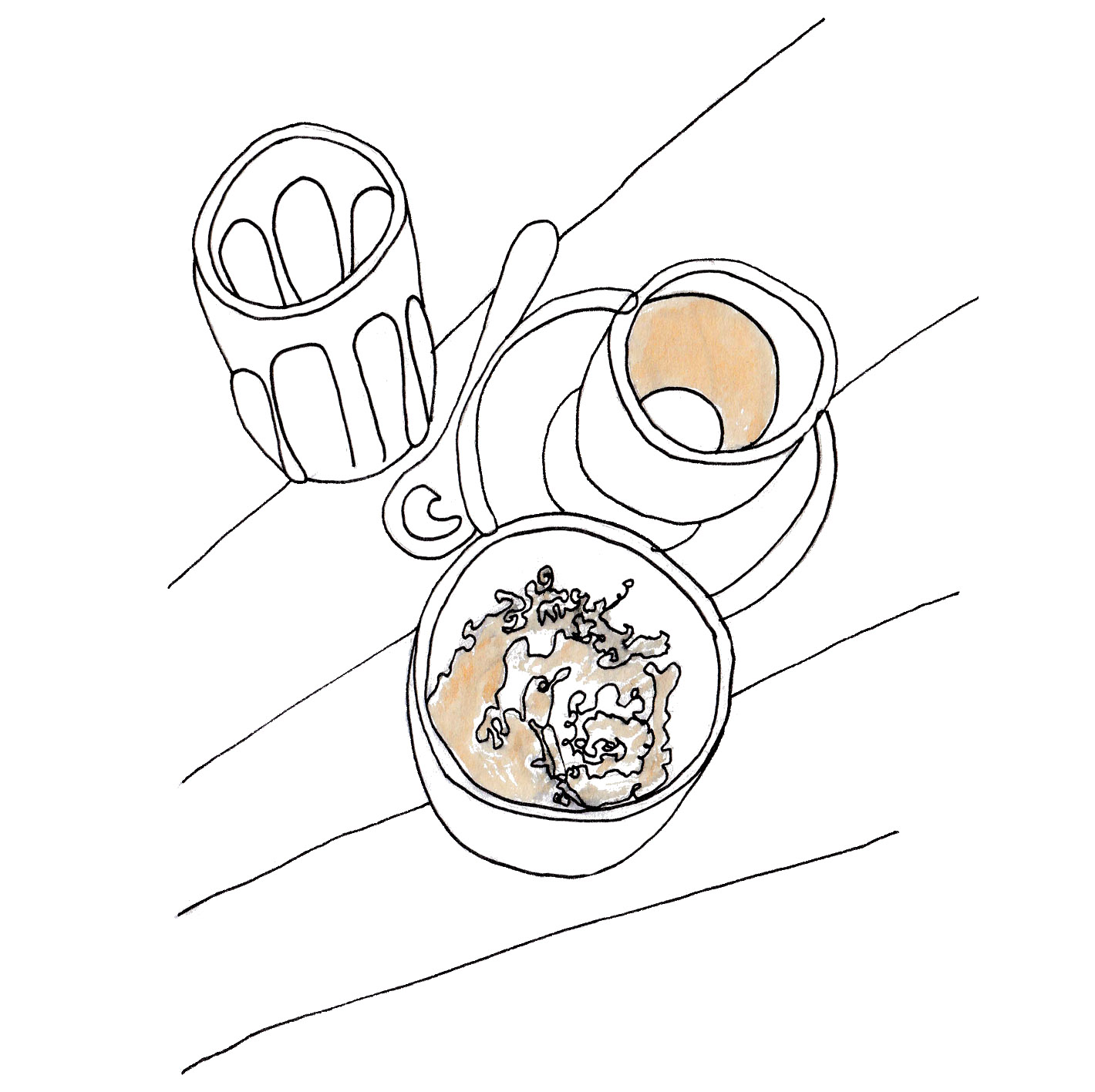 1420x1417 Initial Observation Drawings Coffee Project