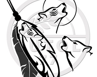 340x270 Howling Moon Tattoo Etsy