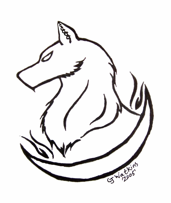 700x830 Wolf Moon By Drwningstar