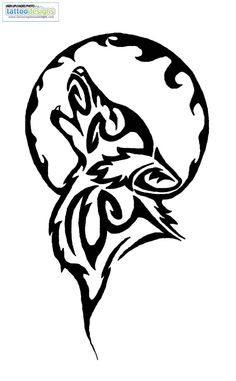 236x381 Wolf Moon Outline