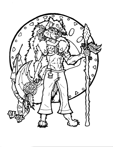 385x498 Wolf Bear Black And White By Whitewolf Studios