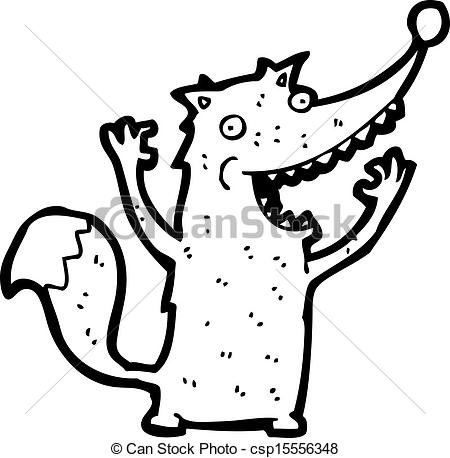 450x458 Funny Cartoon Wolf Eps Vector