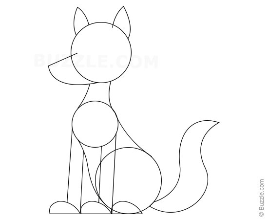 550x450 Step By Step Instructions For Beginners To Draw A Wolf