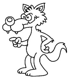236x269 Top 15 Free Printable Wolf Coloring Pages Online Cartoon Wolf