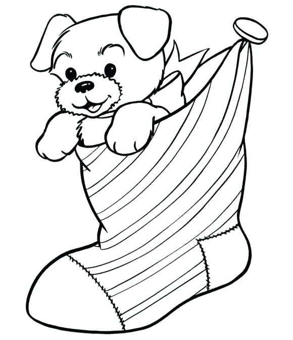 580x673 Wolf Pup Coloring Pages Puppy In The Stocking Free Coloring Pages