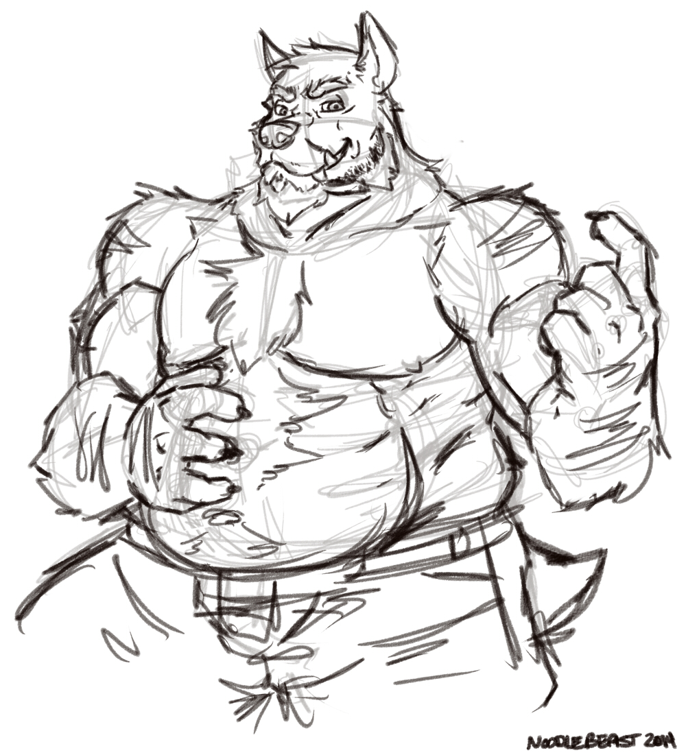 1000x1101 Daddy Sketch Xander By Wolfclaw
