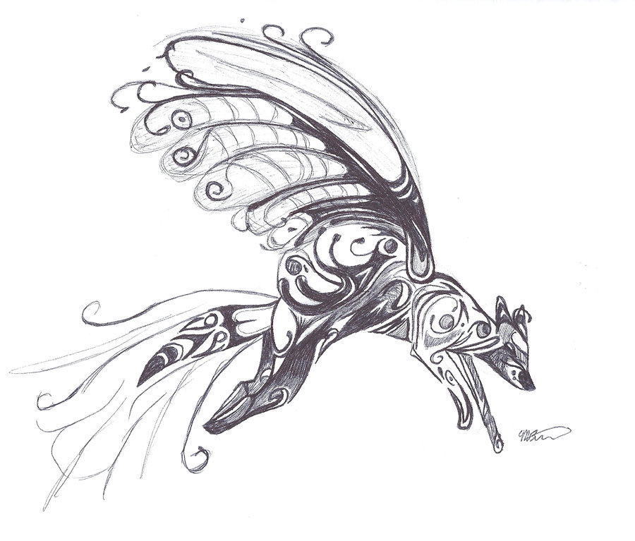 900x767 Humming Wolf Bird By Dracowolf0 0