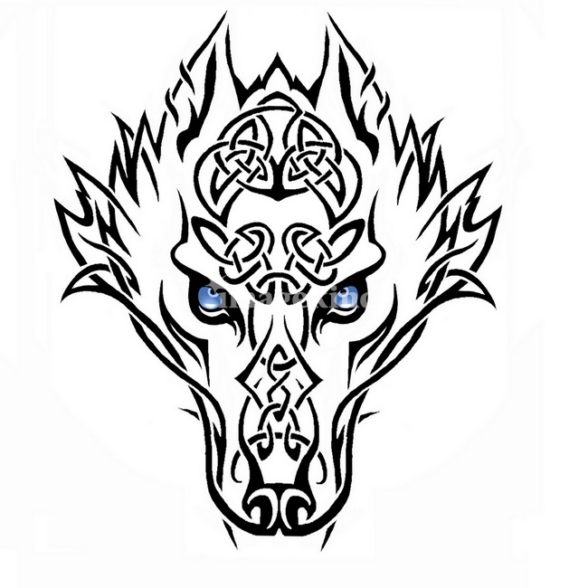 650x650 Tribal Wolf By Erin Strunk Tribal Wolf, Wolf And Tattoo