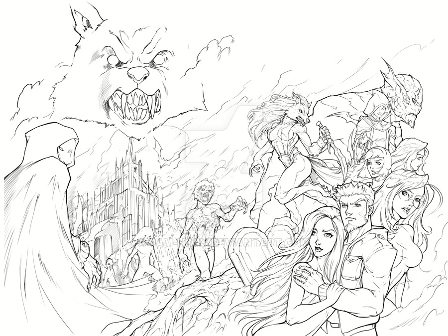 900x674 Night Wolf Comic Book Issue