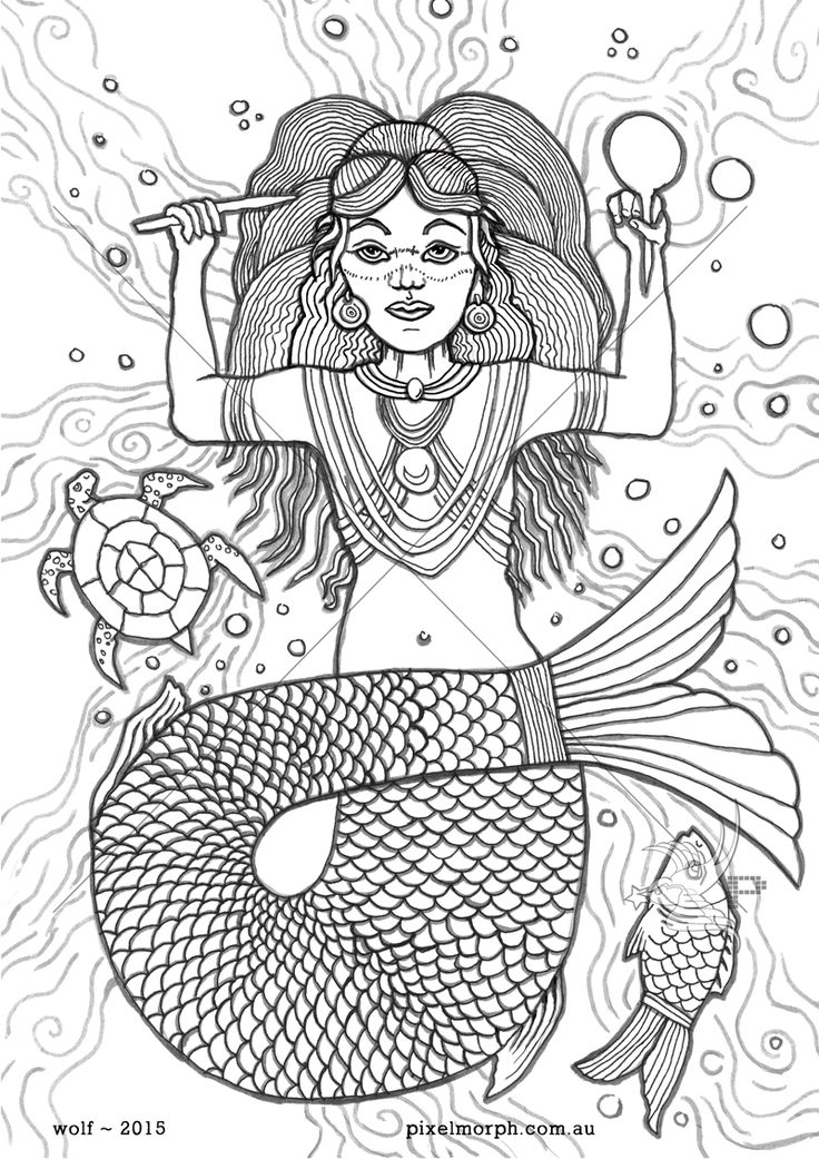 736x1041 Wolf Ifritah Is Creating Mermaids