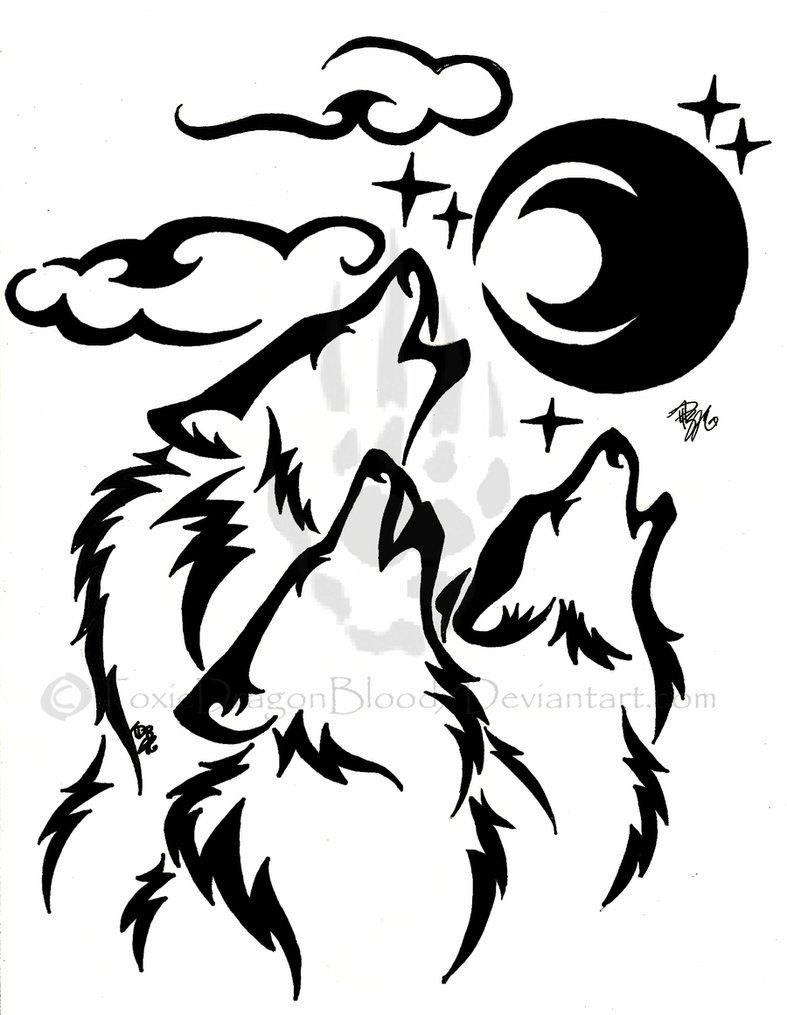 Wolf Drawing Easy at GetDrawings | Free download