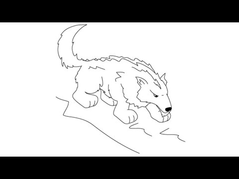 480x360 How To Draw A Wolf