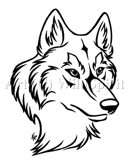440x568 Drawn Werewolf Simple