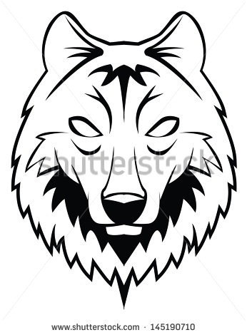 346x470 Gallery Wolf Head Outline Drawing,