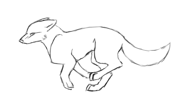 612x360 Wolf Pencil Test Animation By Eagle Flyte