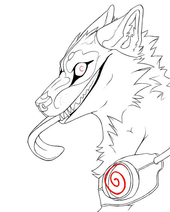 568x708 Madness Lineart By Lock Wolf