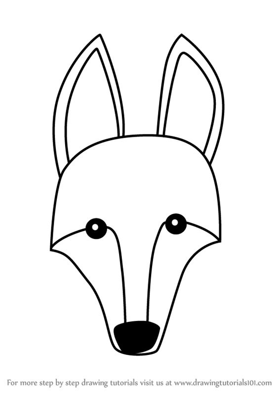 567x800 Learn How To Draw A Maned Wolf Face Kids (Animal Faces