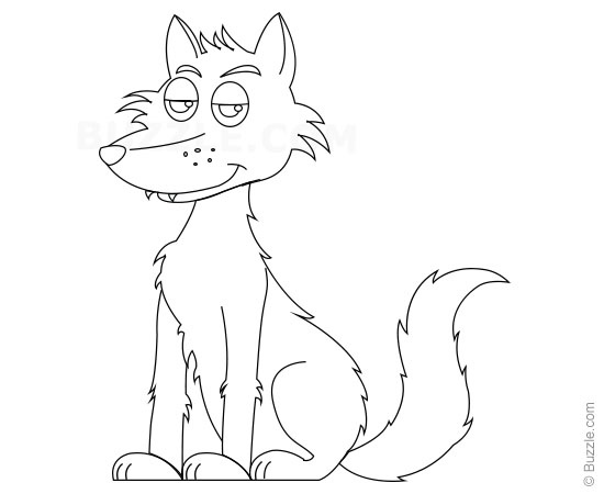 550x450 Step By Step Instructions For Beginners To Draw A Wolf