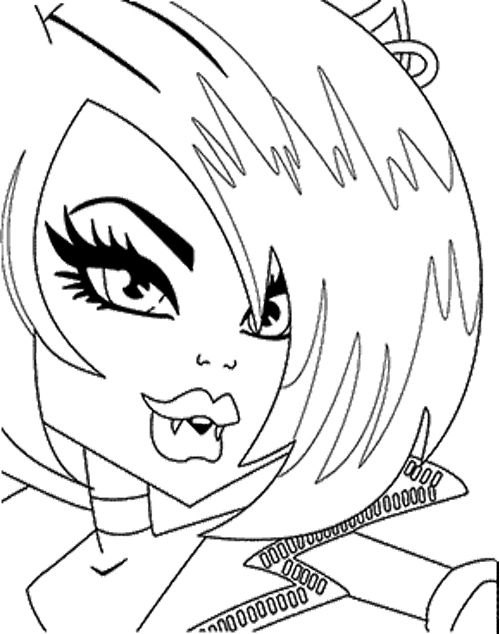 500x634 Wolf Face Coloring Page Free Download