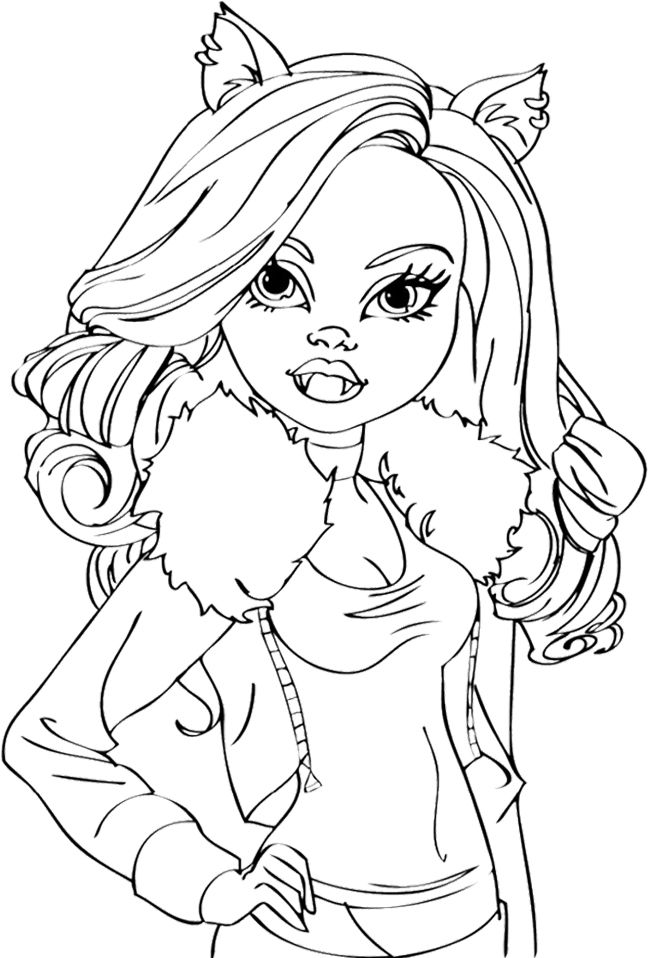 650x958 Coloring Pages For Girls Monster High Faces Colouring To Sweet