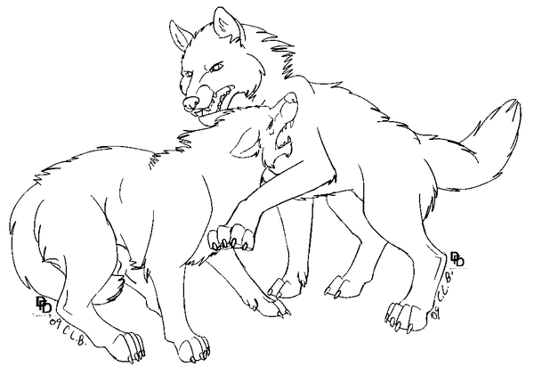 600x421 Template Wolf 2 By Dragonfoxdemon By Foxesareamazing