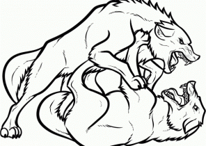 296x210 Wolf Coloring Pages