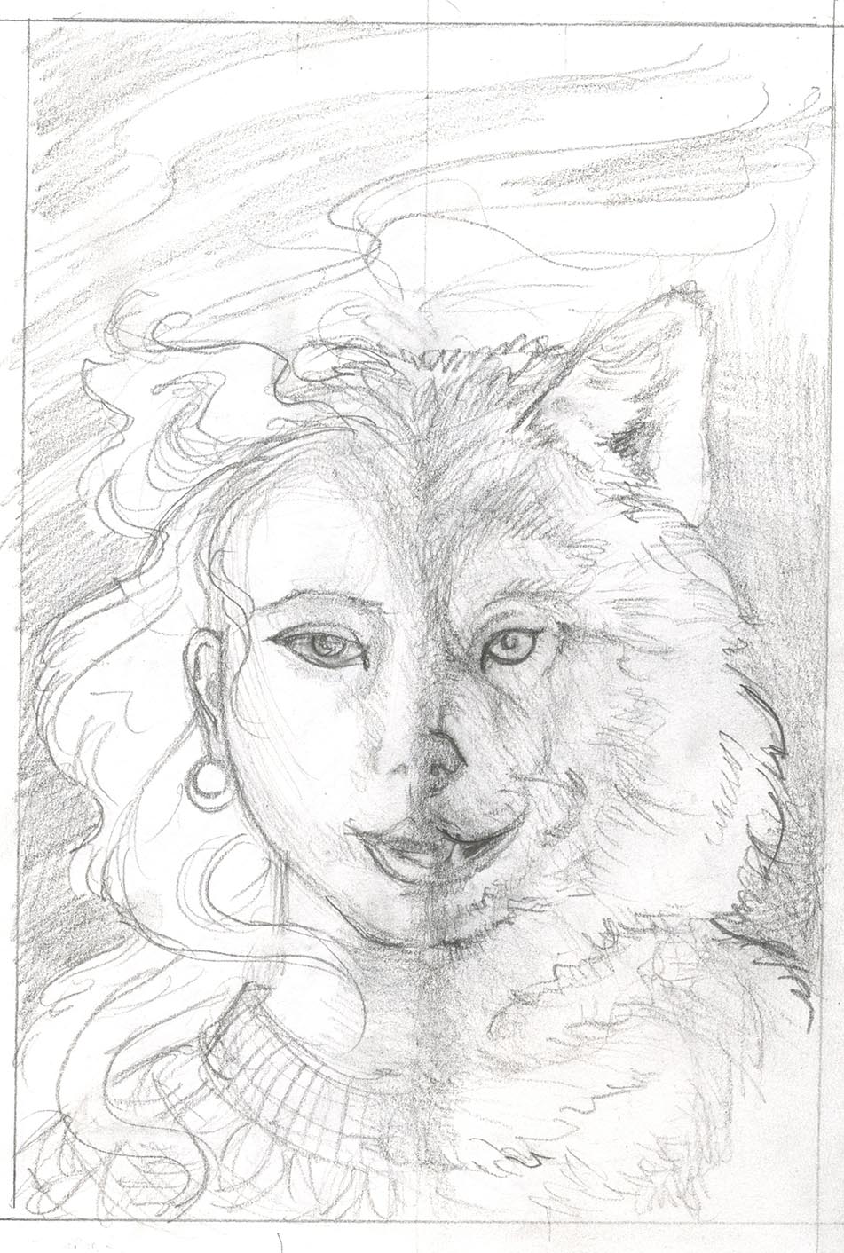 951x1412 Wolf Girl Karen Gillmore Art