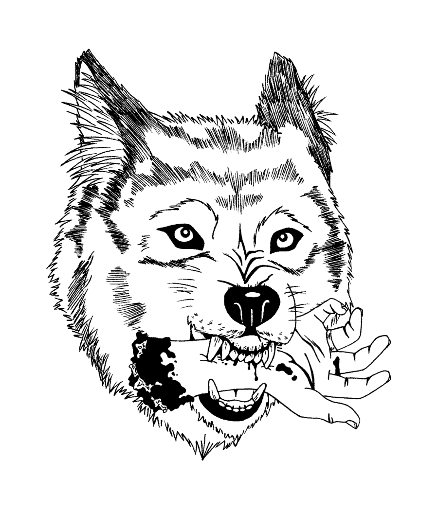 900x1055 Wolf By Cleopatrawolf