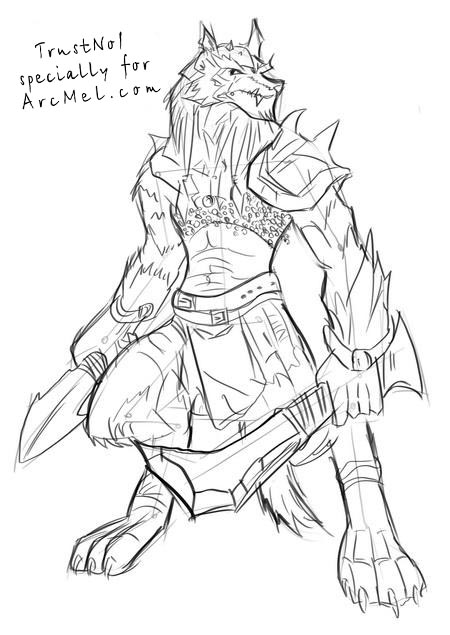 450x635 Drawn Wolf Furry