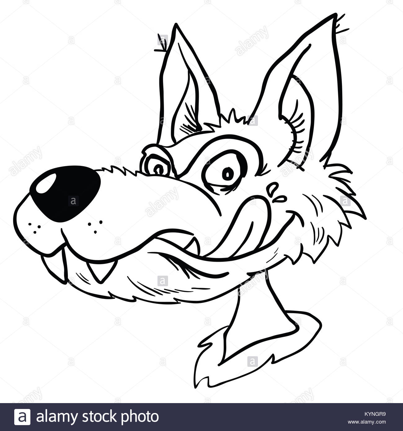 1300x1390 Cartoon Wolf Head Stock Photos Amp Cartoon Wolf Head Stock Images