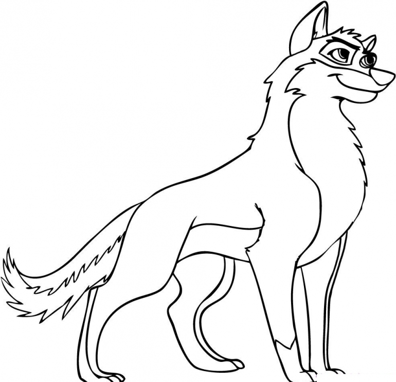770x742 Wolf Howling Moon Coloring Pages Download And Print For Free