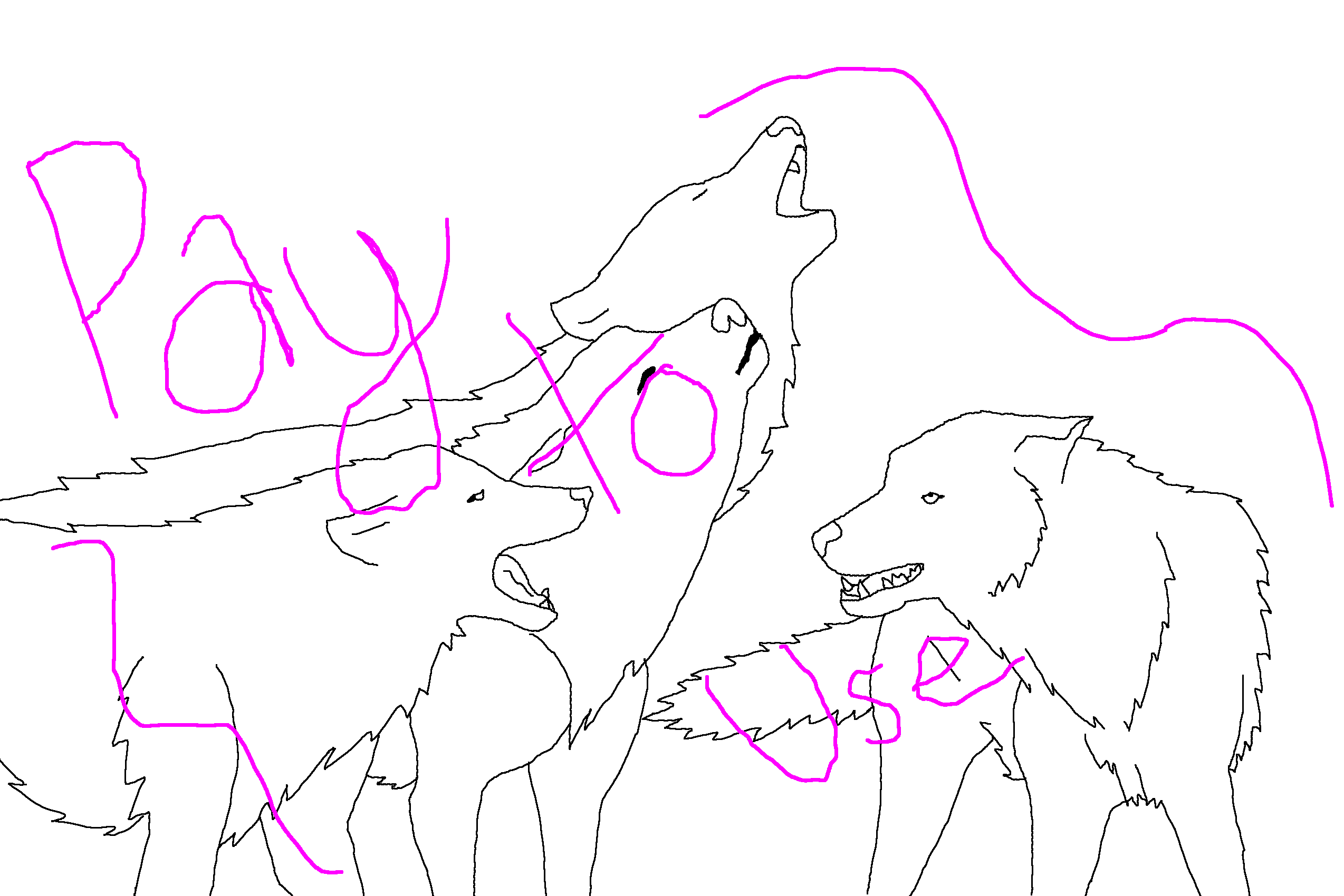 2548x1700 Wolves Howling [Pay To Use] By Katiecrace32100