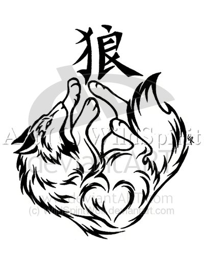 400x533 Wolf Howling Moon Tattoo On Back Shoulder Photo
