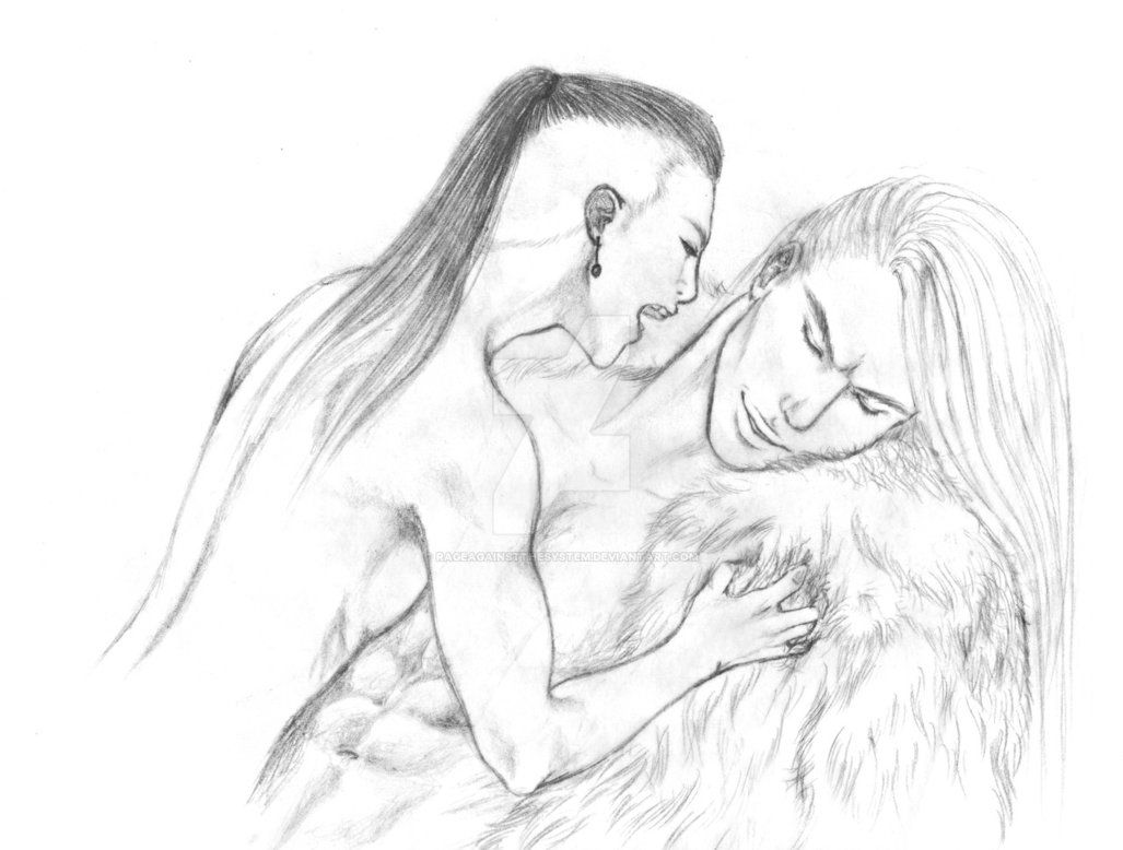 1027x778 Wip Darter And Wolf Love Bite By Rageagainstthesystem