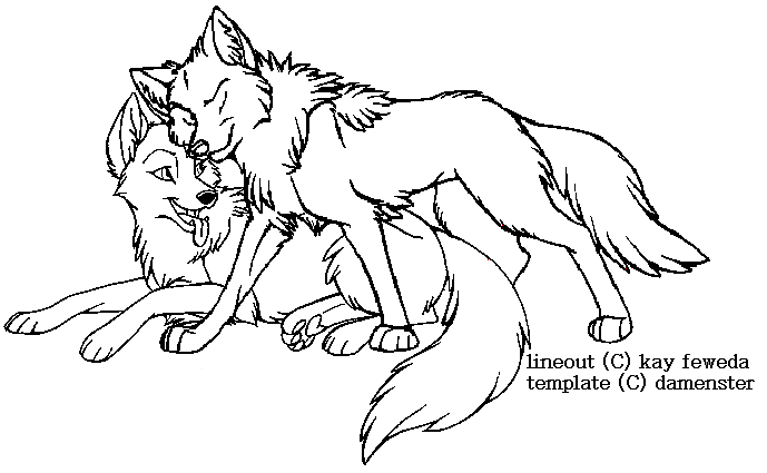 689x425 Wolf Love Template By Damenster