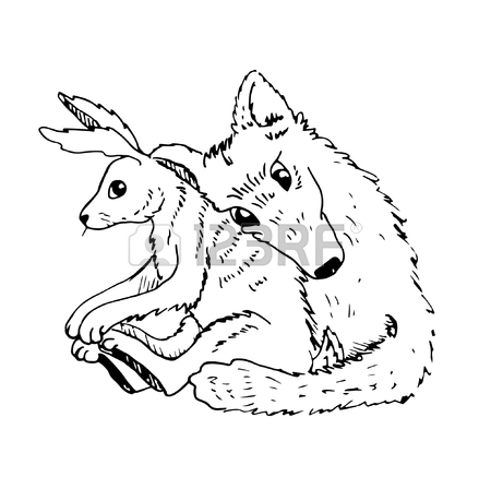 450x448 Wolf Pair Stock Photos. Royalty Free Business Images