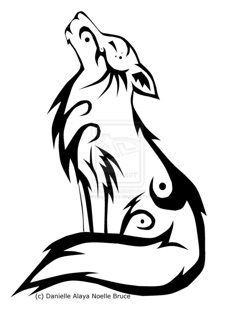 774x1032 Wolf Tattoo Outline Drawings Pictures To Pin