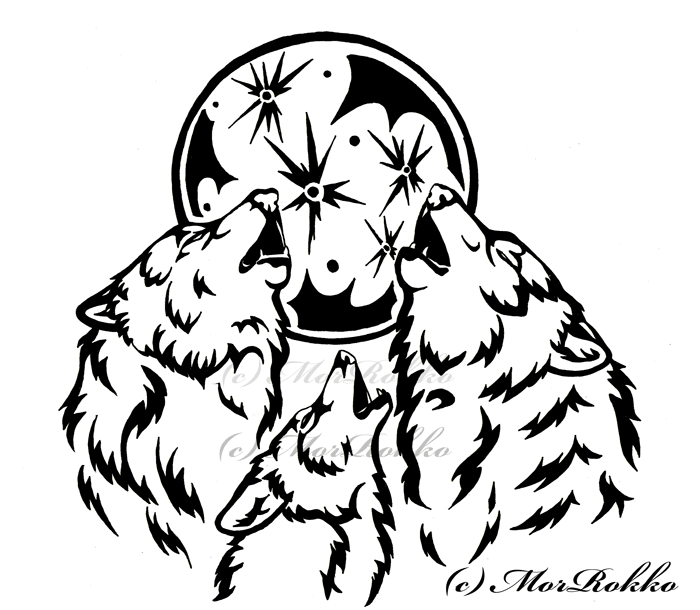 700x610 Wolf Tattoos