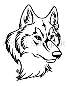 236x304 Draw Wolf Tattoo Drawing And Coloring For Kids Tattoos