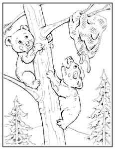 231x300 Wolf Pack Coloring Pages