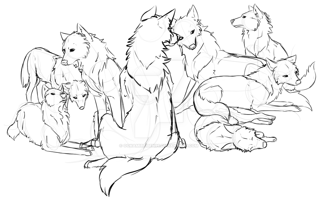 1024x638 My Wolf Pack By Ookamireiben96